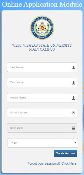 iuis wvsu|Applicant Access Module .